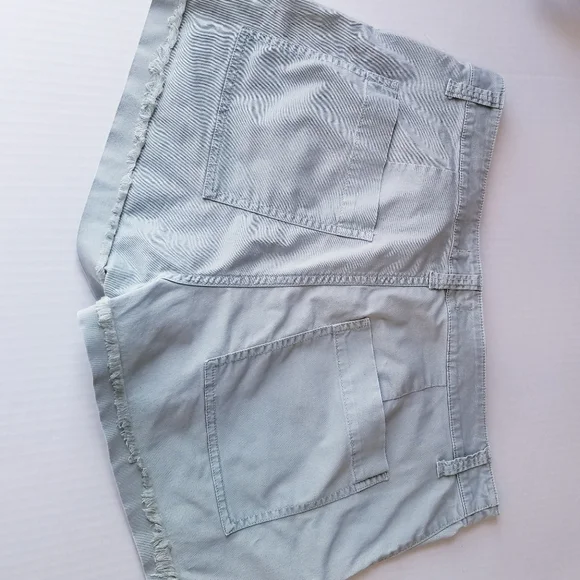 🌸 Madewell | Mint‎ Garment Dyed Cutoff Cotton Shorts 28 - Picture 13 of 13